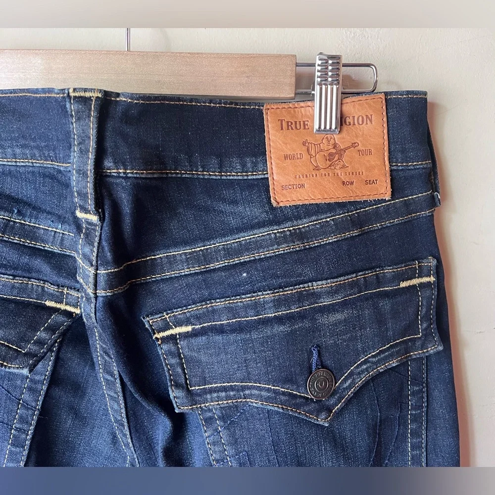 MENS TRUE RELIGION‎ RICKY RELAXED STRAIGHT JEANS SIZE 34